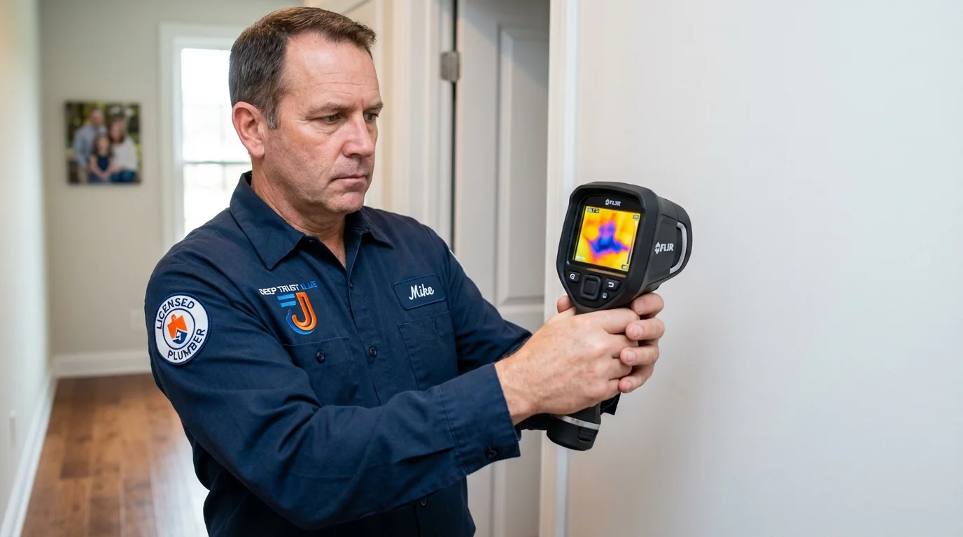 Thermal imaging leak detection by Johns Plumbing LLC in Lompoc